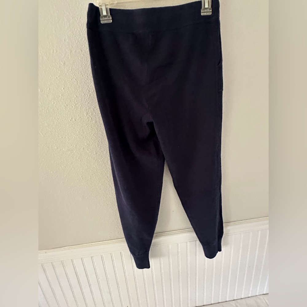 J.Crew Navy Cashmere and Cotton Joggers SZ: SM